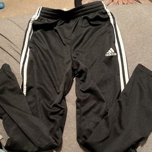 Adidas charcoal black jogger/workout pants